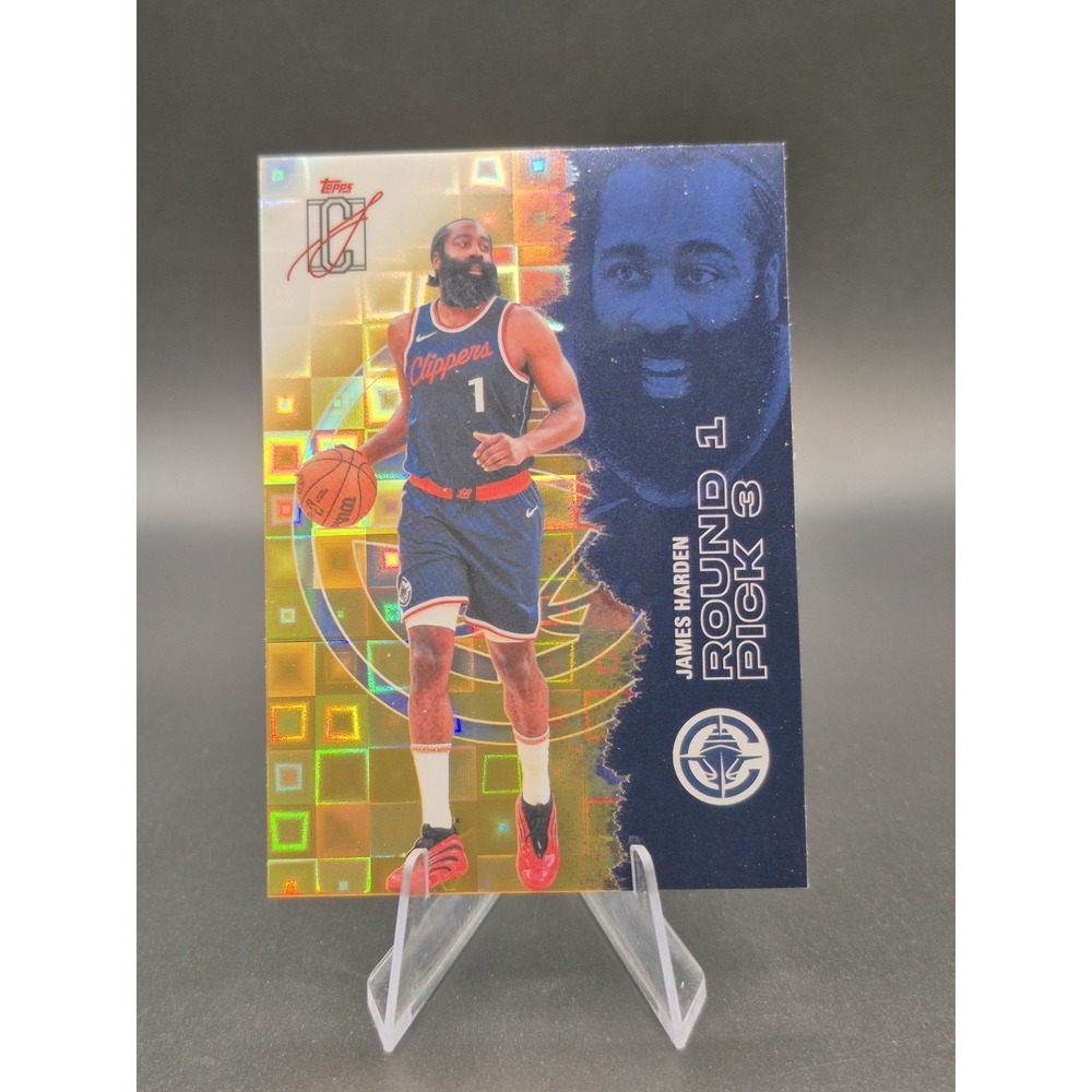 2025-26 Topps Signature Class James Harden #62 Gold Pandora LA Clippers